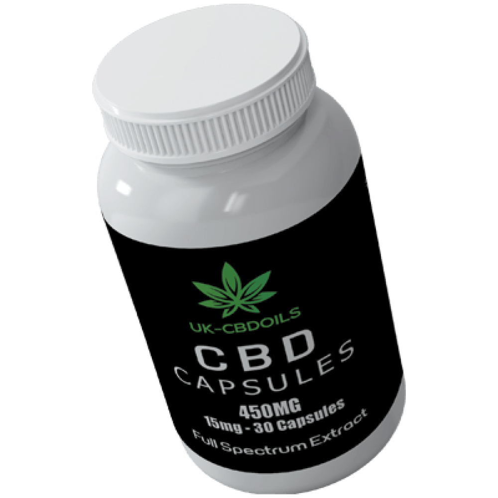 30 Full Spectrum CBD Capsules 450mg